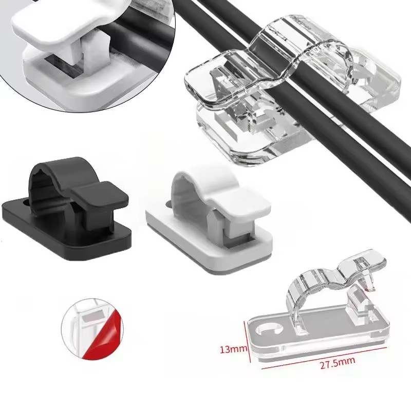 Car Cable Organizer - Clips autoadhesivos para cables, organizadores de