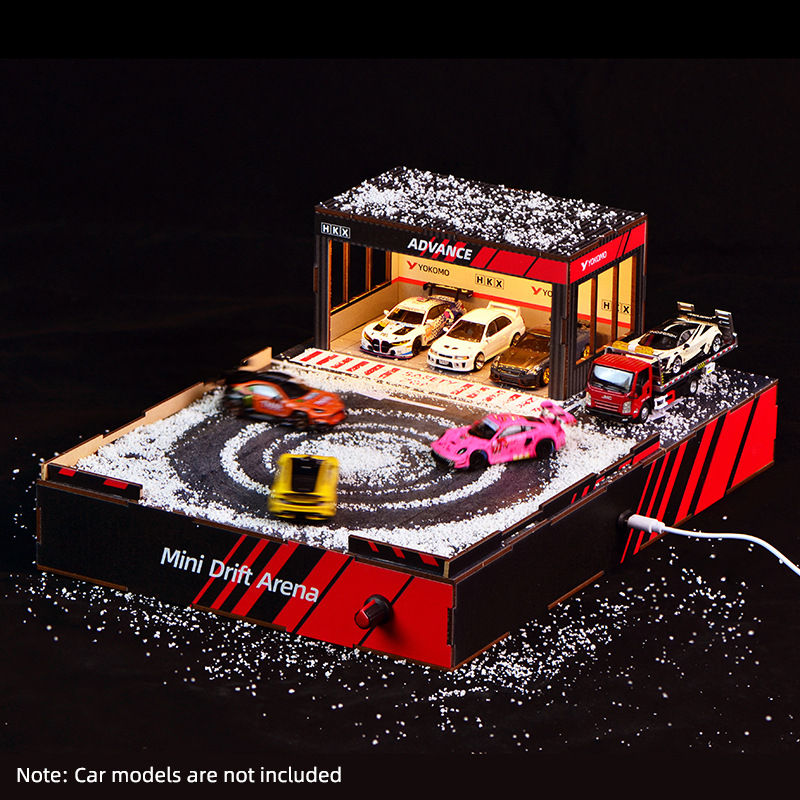 Car Led Light - Diorama de Pista de Derrapes DIY