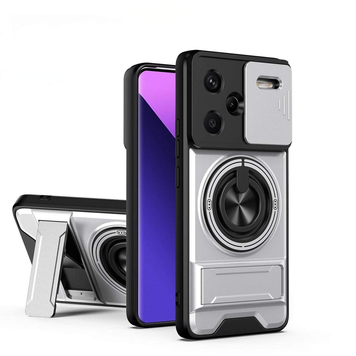 Car Phone Holder - Funda de teléfono con lente deslizante