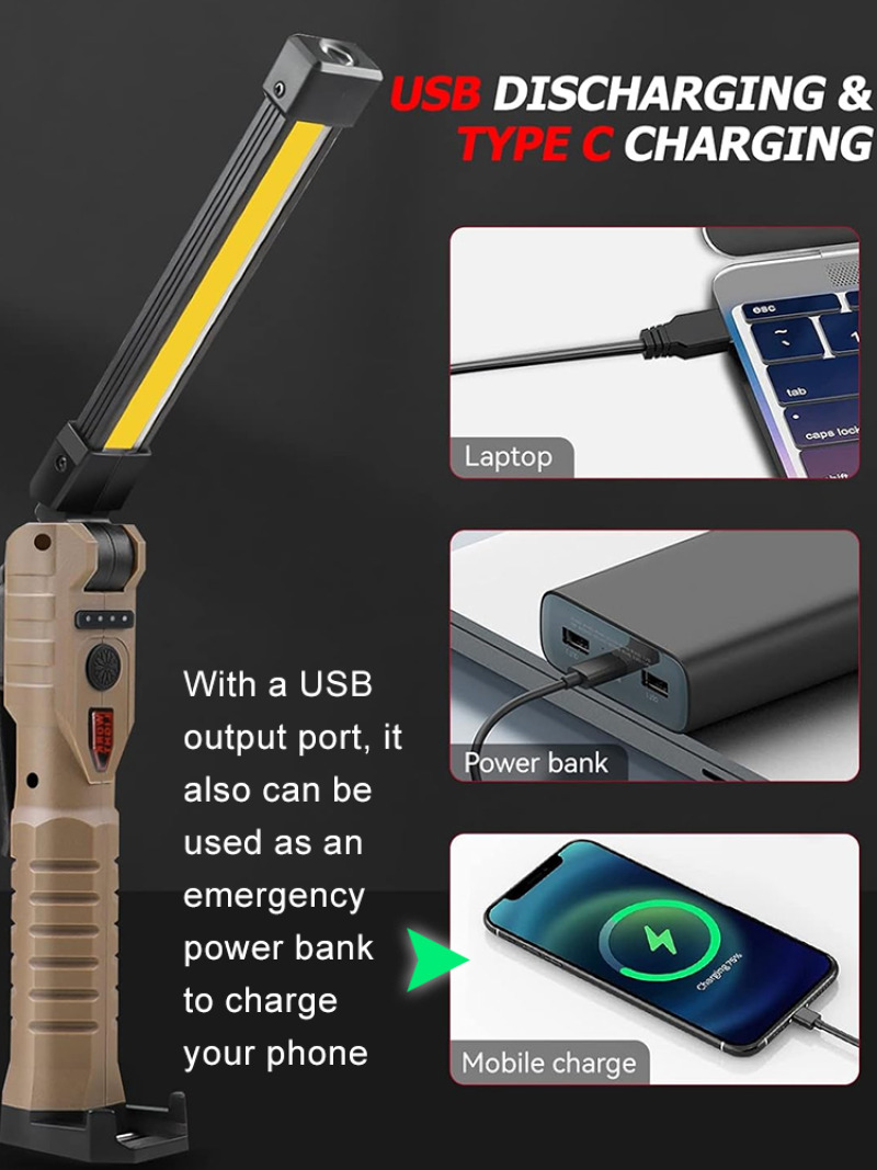 Linterna de Mano Plegable COB  - Car Led Light reseña y precio